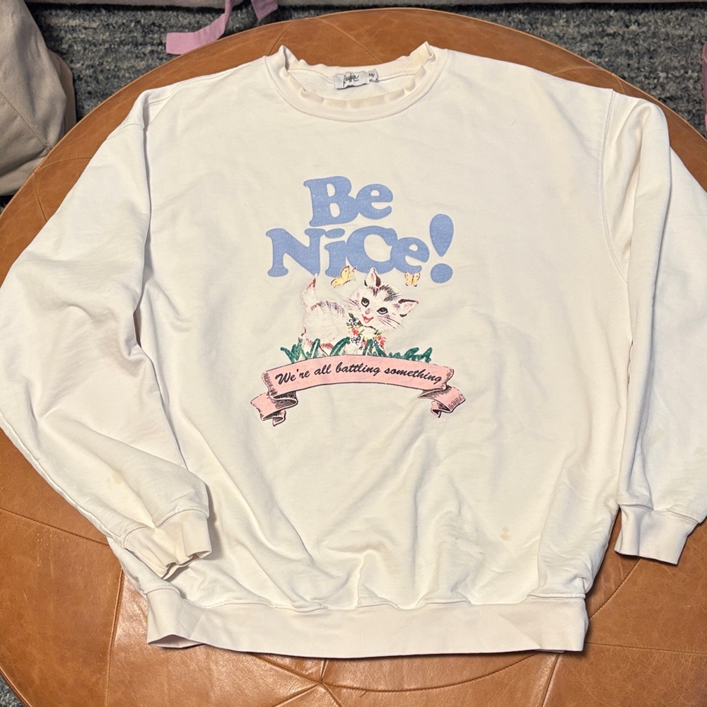 Mayfair Be Nice Graphic Sweatshirt
